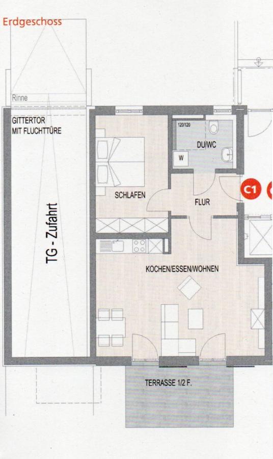 Antike & Modern Deluxe Apartment กุนซ์บวร์ก ภายนอก รูปภาพ